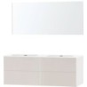 Meuble puro duo beige satin 160 xonyx miroir
