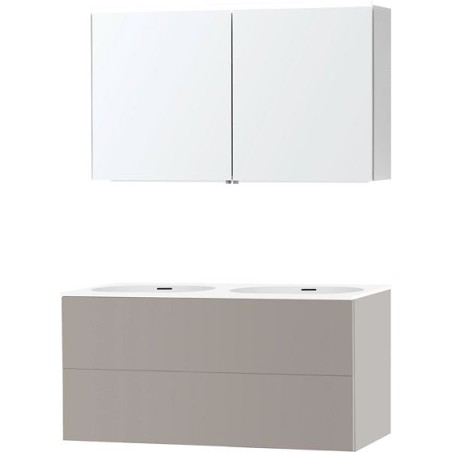 Meuble puro duo gris 120 xonyx armoire toilette