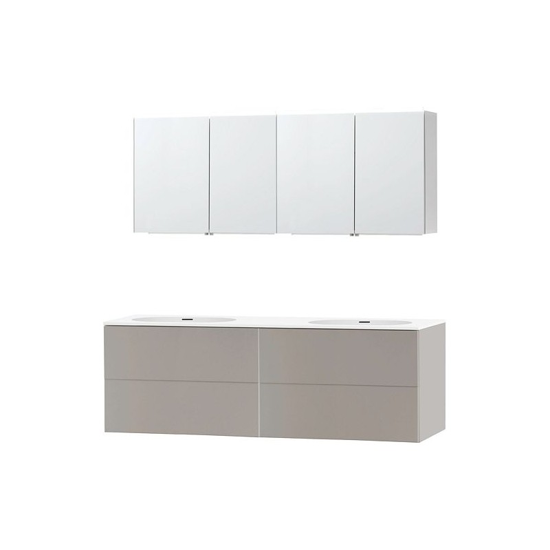 Meuble puro duo gris 180 xonyx armoire toilette