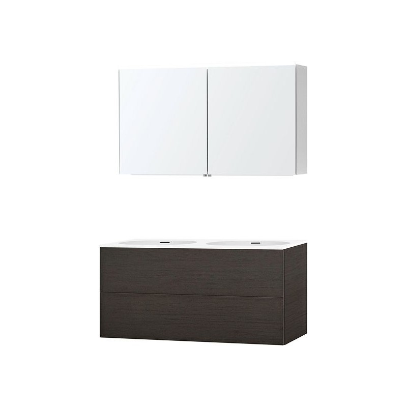 Meuble puro duo wenge 120 xonyx armoire toilette