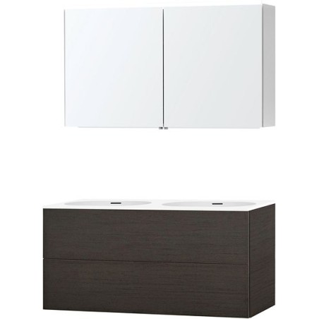 Meuble puro duo wenge 120 xonyx armoire toilette