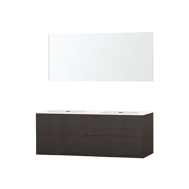 Meuble puro duo wenge 160 xonyx miroir