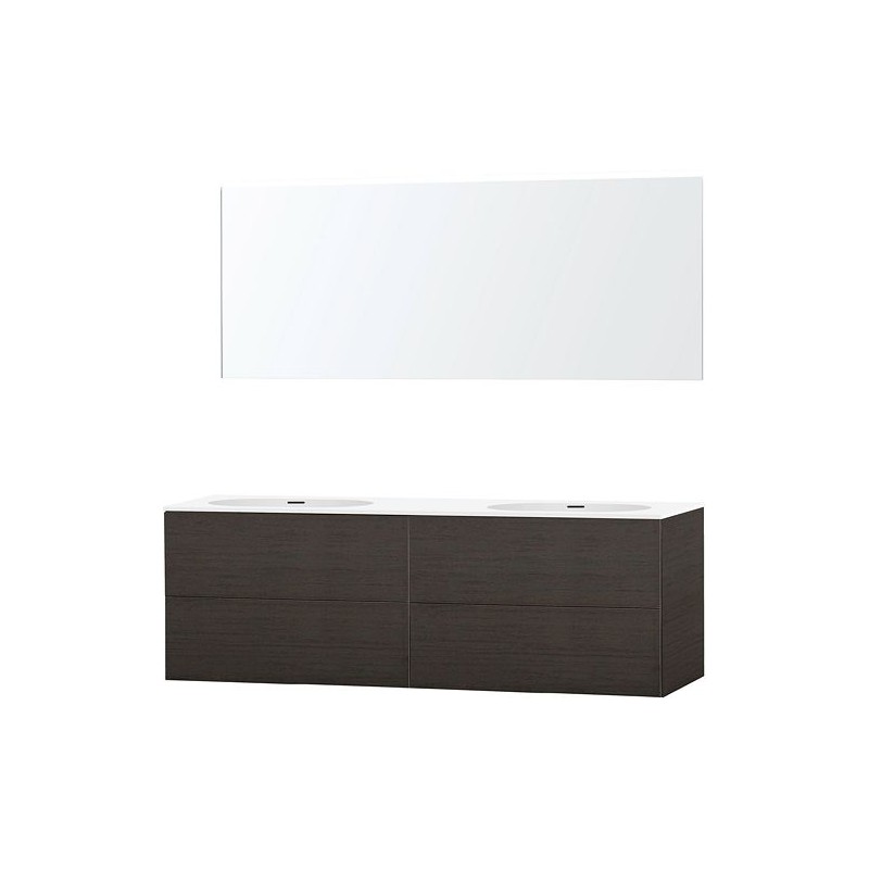 Meuble puro duo wenge 180 xonyx miroir