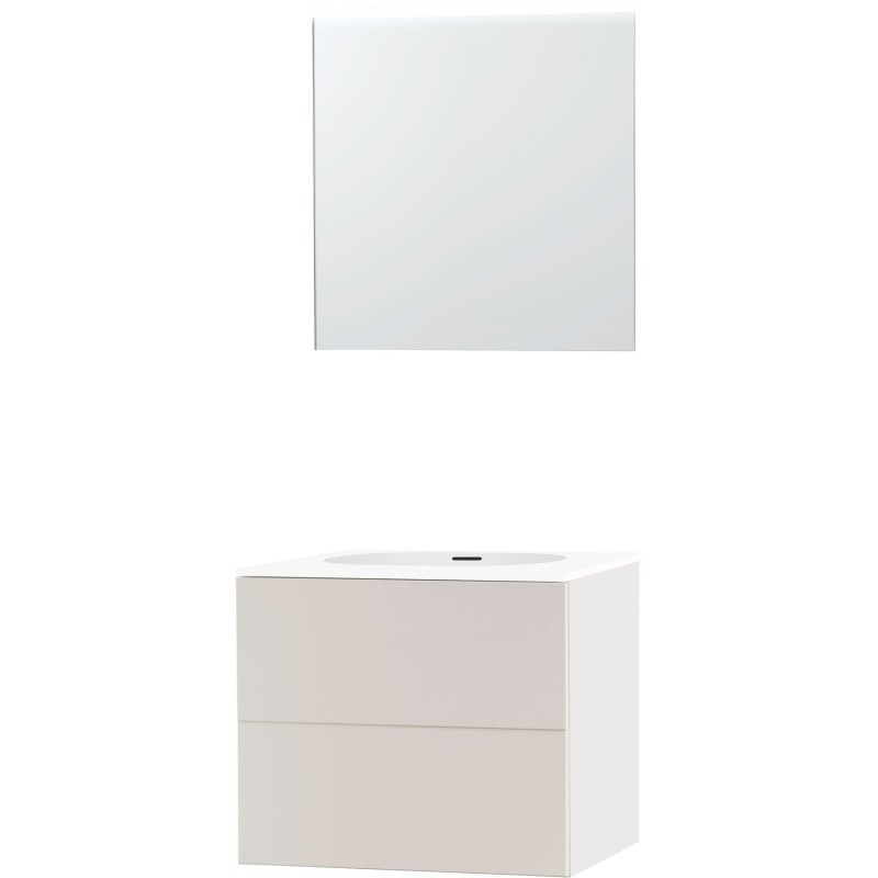 Meuble puro solo beige satin 70 xonyx miroir