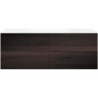 Sous meuble Coffee 4 tiroirs 160 duo chêne décor mokka +double lavabo blanc mat