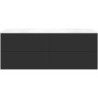 Sous meuble Coffee 4 tiroirs 160 duo graphite doux mat +double lavabo blanc