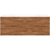 Sous meuble Coffee 4 tiroirs 160 duo tectona décor cannelle +double lavabo blanc mat