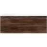 Sous meuble Coffee 4 tiroirs 160 noyer décor velours+lavabo gauche blanc mat