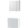 Meuble puro solo blanc 70 xonyx armoire toilette
