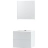 Meuble puro solo blanc 70 xonyx miroir