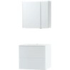 Meuble puro solo blanc 90 xonyx armoire toilette