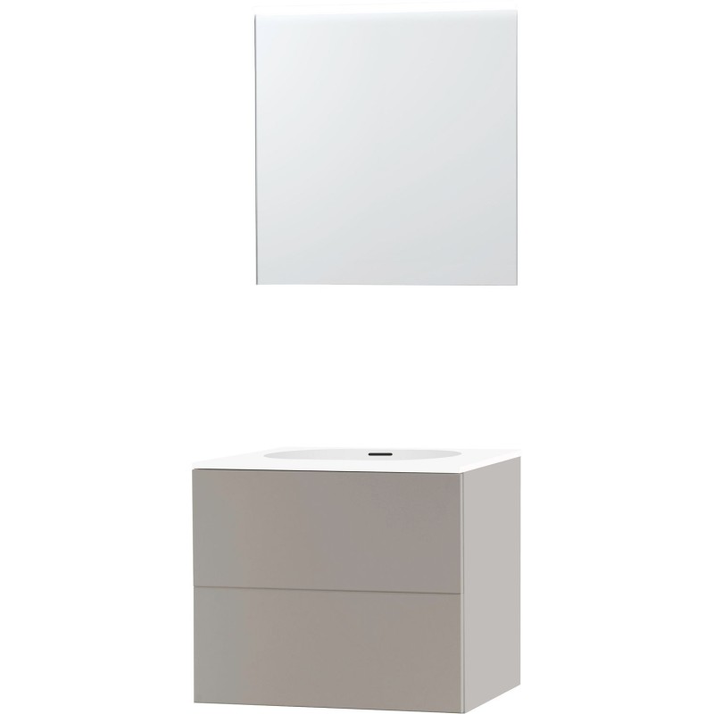 Meuble puro solo gris 70 xonyx miroir