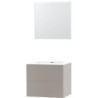 Meuble puro solo gris 70 xonyx miroir