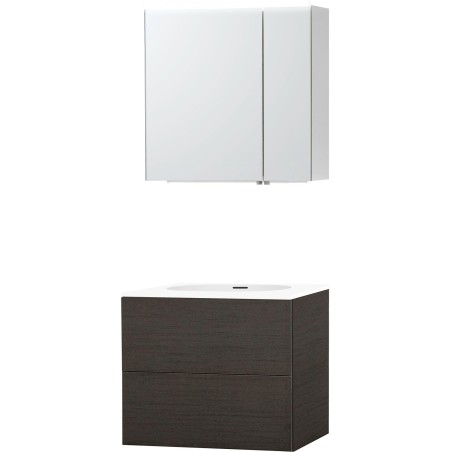 Meuble puro solo wenge 70 xonyx armoire toilette