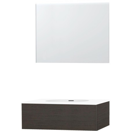 Meuble puro solo wenge 90 1 lade xonyx miroir