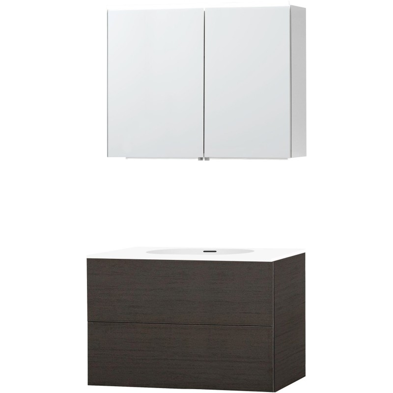 Meuble puro solo wenge 90 xonyx armoire toilette