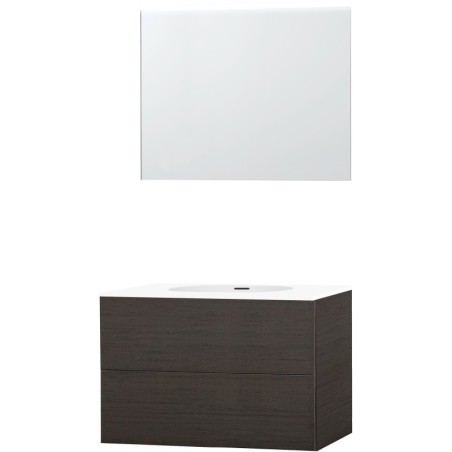 Meuble puro solo wenge 90 xonyx miroir