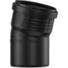 Pipelife coude 15°mf 90mm noir