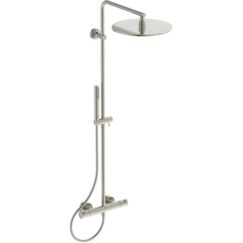 Ideal Standard colonne de douche+ thermostat joy thermostat diamètre 300mm look rvs 12 litre/minute
