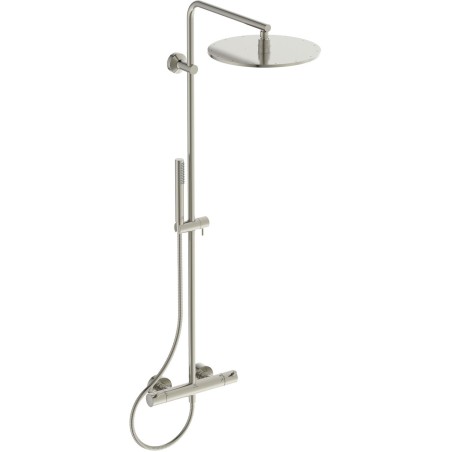 Ideal Standard colonne de douche+ thermostat joy thermostat diamètre 300mm look rvs 12 litre/minute