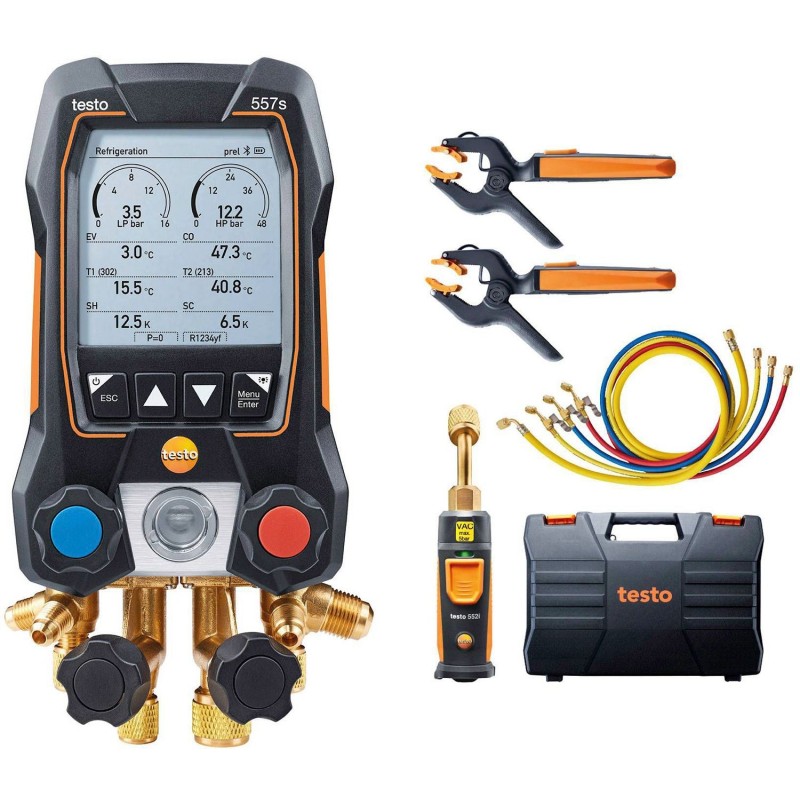 Testo manifold kit pour pac installations 557S + tuyaux de remplissage