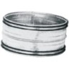 Spiral-D galva manchon + joint pour ventilation 150mm