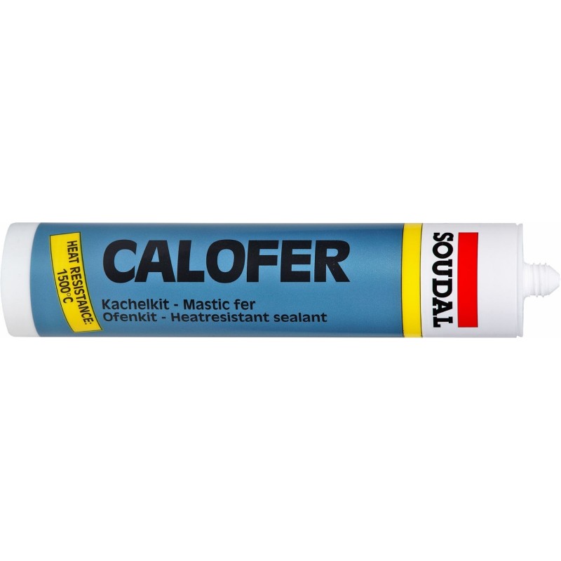 Soudal mastic refractaire calofer noir