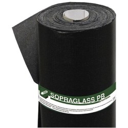 Soprema pare-vapeur sopraglass pb v4 t/f tissu de verre 10m