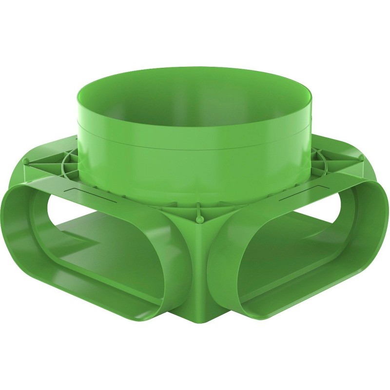 Duco plenum pour sol et plafond 4xoval(F) ducoflex D160