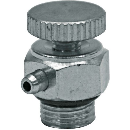 Purgeur de radiateur 1/8"M avec volant manuel chrome