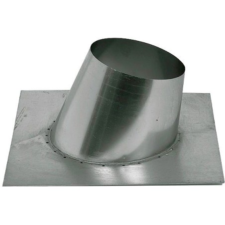 Ubbink solin pour passage de toit toit inox 200mm 5°-25°