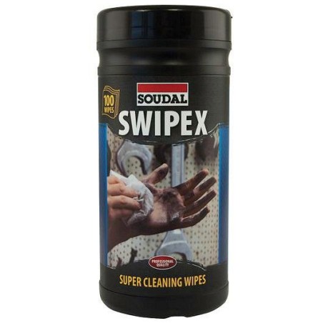 Soudal swipex lingettes pour le nettoyage des mains