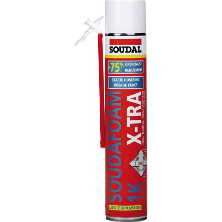 Soudal mousse pu 1k flacon 750 ml low expansion