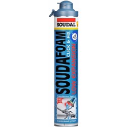 Soudal mousse pu pistolable soudafoam low expansion 750ml