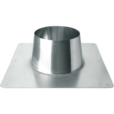 Ubbink solin pour passage toit 200mm 0-10°