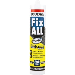 Soudal fix-all turbo cartouche 290ml blanc