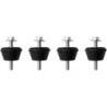 Jeu support (4p) anti-vibration pompe à chaleur/airco M8 (150kg)