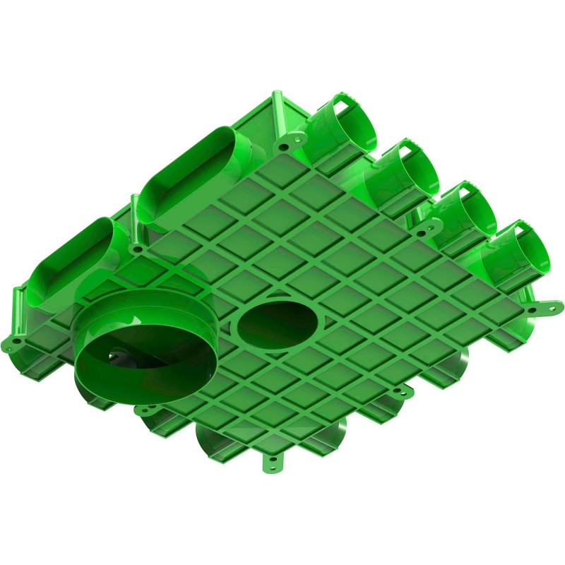 Duco caisson de distribution conduits flexible plafond 12x63 ducoflex D180