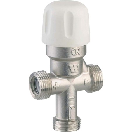 Watts vanne mélangeuse thermostatique + clapet 3/4"25-55°C