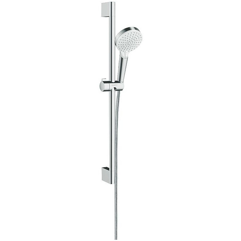 Hansgrohe set de douche crometta vario ecosmart 65cm blanc-chrome