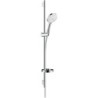 Hansgrohe garniture de douche raindance select 120 ronde 90cm chrome-blanc