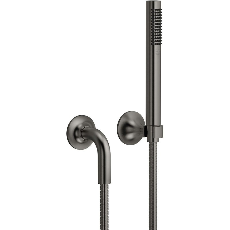 Dornbracht set de bain + coude de raccord vaia dark platinum matt