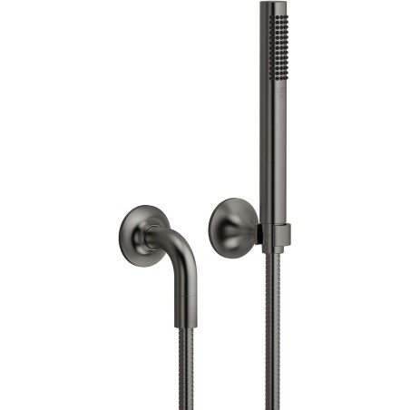 Dornbracht set de bain + coude de raccord vaia dark platinum matt