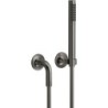 Dornbracht set de bain + coude de raccord vaia dark platinum matt