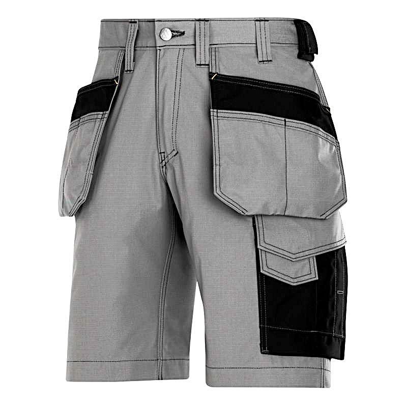 Snickers short rip-stop noir-gris M60