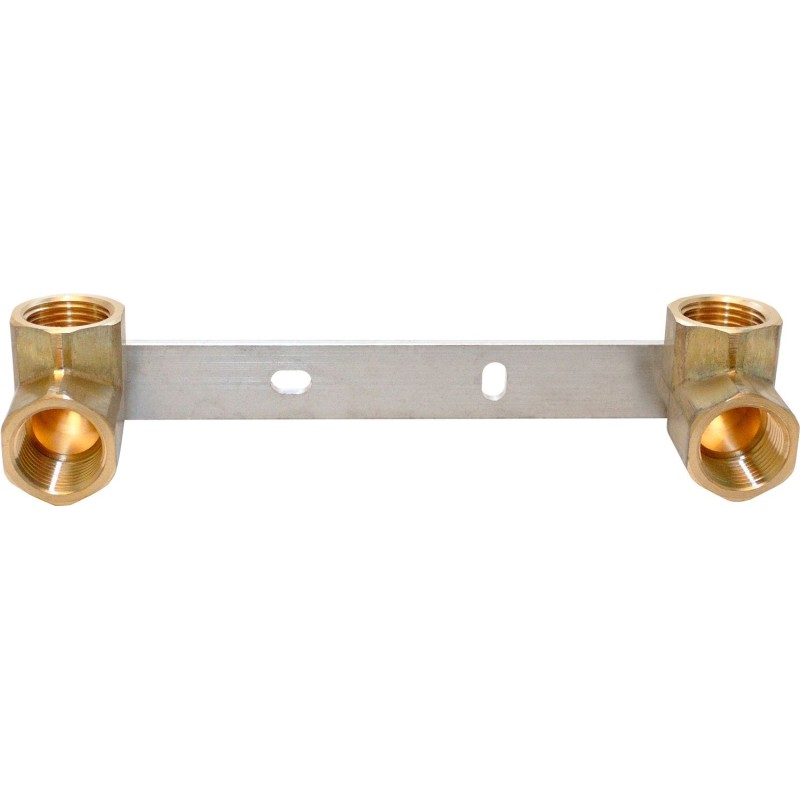 Calibre fileté laiton 2x(1/2"F-1/2"F)