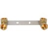 Calibre fileté laiton 2x(1/2"F-1/2"F)