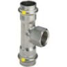 Viega T 15-1/2"F-15mm Sanpress inox gaz