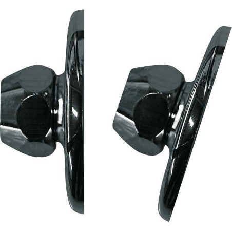 Applique à compression (2pièces) pour porte rideau 18mm