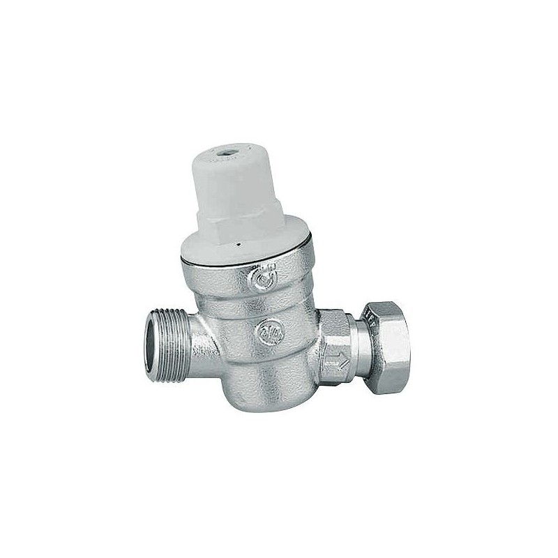 Caleffi régulateur pression eau 3/4" chrome 1-6 bar + écrou libre 3/4"F